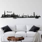 Sticker mural Skyline de Rostock 2 