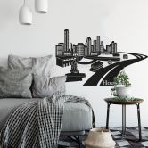 Wandtattoo Houston Skyline 