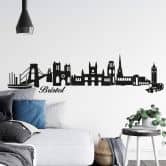 Wandtattoo Bristol Skyline 