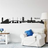 Wandtattoo Manchester Skyline 1 