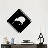 Wandtattoo Achtung Kiwi 