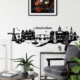 Wandtattoo Amsterdam Skyline 
