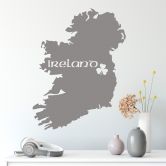 Irsk kort wallsticker 
