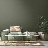 Non-woven wallpaper green modern graphic design wallpaper dark green wallpaper 