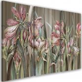 Leinwandbild 3 teilig, Iris Blumen 