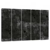 Leinwandbild 5 teilig, Alte Betonwand 