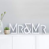 Lettres décoratives Mr & Mr modern 