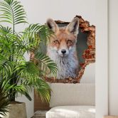 3D Muursticker van Duijn - Vos 