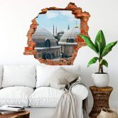 3D Wandtattoo Über den Dächern von Istanbul 