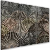 3-delige canvasprint, luxe fans 
