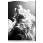 Paravent, Raumteiler freistehend, Trennwand - Dreamy Clouds: Sun Illumination 