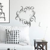 Sticker mural - Coeur Enflammé 