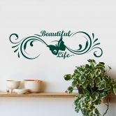 Wandtattoo Beautiful Life 