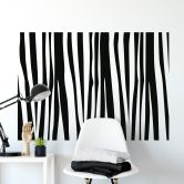Muursticker Zebra Patroon 2 