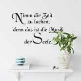 Wandtattoo Nimm Dir Zeit zu lachen... 1 