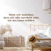 Wandtattoo Wenn wir bedenken, dass wir... 