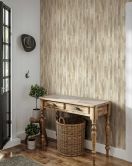 Vliestapete in Holzoptik mit Maserung beige Holzoptik 
