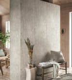 Vliestapete in Fliesen-Look als Shabby Chic grau Fliesenoptik 