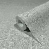 non-woven wallpaper in modern textured plain green, grey solid colour 
