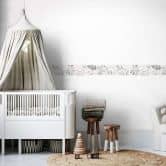 Bordüre, Vliesbordüre Kids Walls beige, weiß 