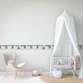 Bordüre, Vliesbordüre Kids Walls weiß, grün, braun 