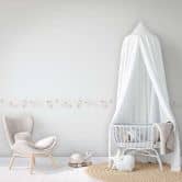 Tapet, non-woven tapet Kids Walls hvid, pink 