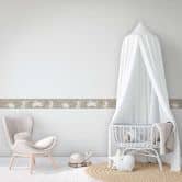 Børnetapet, non-woven tapet Kids Walls grå, pink 