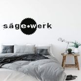 Wandtattoo Sägewerk 