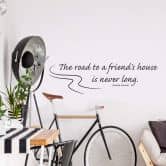 Sticker mural - The Road to a Friend 