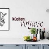 Wandtattoo Küchenvirtuose 