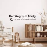 Wandtattoo Der Weg zum Erfolg... 