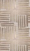 Fototapete Wandtapete mit Motiv Grafisches Streifen Muster in Beige und Greige 2,7 x 1,59 m 