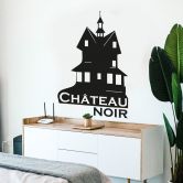 Wandtattoo Château noir 