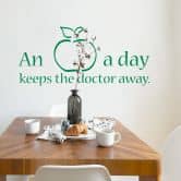 Sticker mural - An Apple a Day 