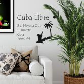 Wandtattoo Cuba Libre 