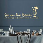 Wandtattoo Sex on the beach 