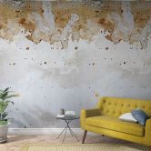 Roestig metaal effect behang Fotobehang Grijs, Steen 2,70 x 1,59 m 