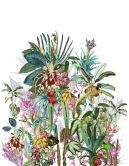 Fototapete Motivtapete Tropischer Botanical Mix mit exotischen Pflanzen 3,4 x 2,65 m 