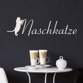 Wandtattoo Naschkatze 