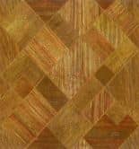 Fototapete Wandtapete mit Motiv Geometrisches Karo-Muster in Goldoptik 3,4 x 3,18 m 