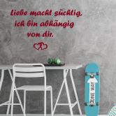 Wandtattoo Liebe macht süchtig... 