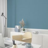 Vliestapete Uni Struktur Modern in Blau 