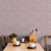 Vliestapete Blätter, Blattmotiv Floral Natur in Rot 
