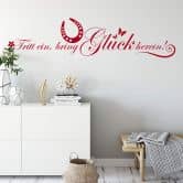 Wandtattoo Tritt ein bring Glück herein 1 