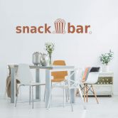 Wandtattoo Snackbar 