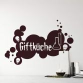 Wandtattoo Giftküche 