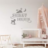 Wandtattoo Sweet Dreams Schaukelpferd 
