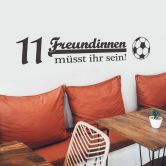 Wandtattoo 11 Freundinnen 