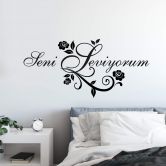 Wandtattoo Seni Seviyorum 