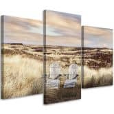 Leinwandbild 3-teilig, Landschaft Natur 